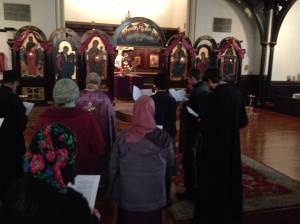 Moleben on March 22, 2013 attended by the faithful of Joy of All Who Sorrow and St. Constantine and Elena Orthodox Churches